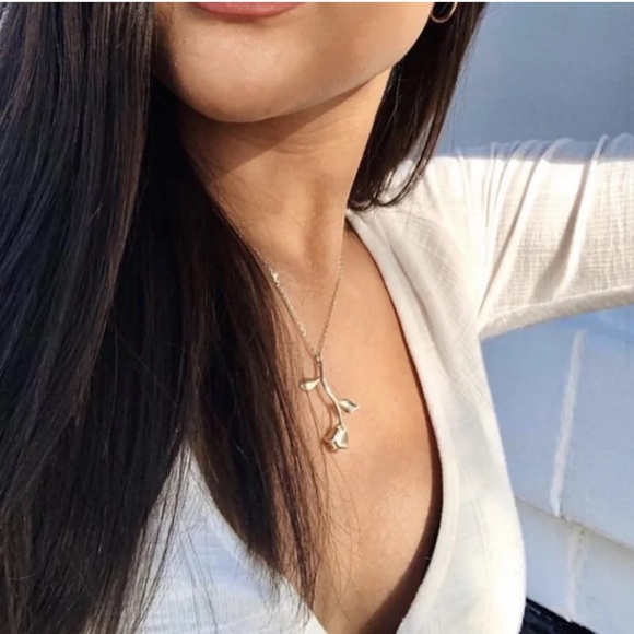 Silver rose 🌹 necklace - Picture 6 of 7